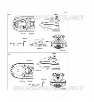 LABEL pour Kawasaki JET SKI ULTRA LX 2007