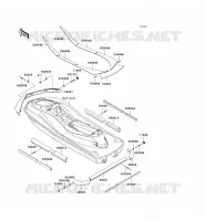 MOUSSES pour Kawasaki JET SKI ULTRA LX 2007