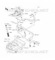PIECE COQUE AR pour Kawasaki JET SKI ULTRA LX 2007