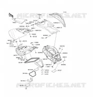 PIECE COQUE MILIEU pour Kawasaki JET SKI ULTRA LX 2007