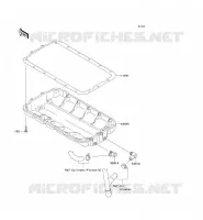 CARTER INFERIEUR pour Kawasaki JET SKI ULTRA LX 2008