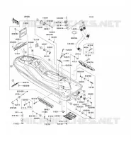 COQUE pour Kawasaki JET SKI ULTRA 300X 2011