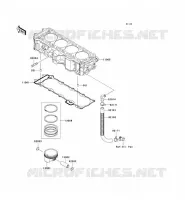 CYLINDRE/PISTON pour Kawasaki JET SKI ULTRA 300X 2011