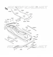 MOUSSES pour Kawasaki JET SKI ULTRA 300X 2012