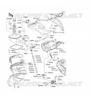 PIECE COQUE AV pour Kawasaki JET SKI ULTRA 300X 2012