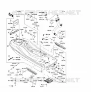 COQUE pour Kawasaki JET SKI ULTRA 300X 2012