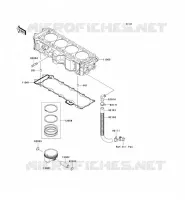 CYLINDRE/PISTON pour Kawasaki JET SKI ULTRA 300X 2012