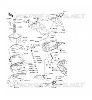 PIECE COQUE AV pour Kawasaki JET SKI ULTRA 300X 2012