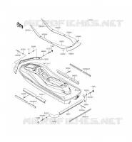 MOUSSES pour Kawasaki JET SKI ULTRA LX 2013