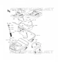 PIECE COQUE AR pour Kawasaki JET SKI ULTRA LX 2013
