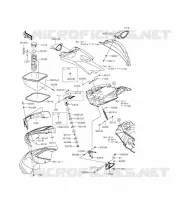 PIECE COQUE AV pour Kawasaki JET SKI ULTRA LX 2013