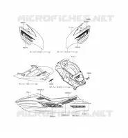 STICKER(EBONY) pour Kawasaki JET SKI ULTRA LX 2013
