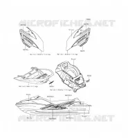 STICKER(EBONY) pour Kawasaki JET SKI ULTRA LX 2013