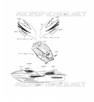 STICKER(WHITE) pour Kawasaki JET SKI ULTRA LX 2013