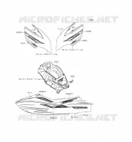 STICKER(WHITE) pour Kawasaki JET SKI ULTRA LX 2013