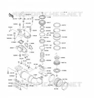 &Eacute;CHAPPEMENT pour Kawasaki JET SKI STS 1996
