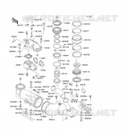 &Eacute;CHAPPEMENT pour Kawasaki JET SKI STS 1996
