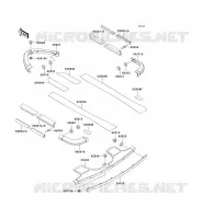 MOUSSES pour Kawasaki JET SKI STS 1996