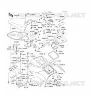 PIECE COQUE pour Kawasaki JET SKI STS 1996