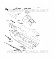 STICKER pour Kawasaki JET SKI STS 1996