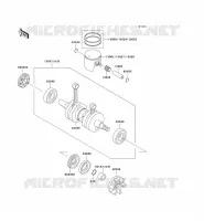 VILEBREQUIN/PISTON pour Kawasaki JET SKI STS 1996