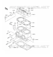 CULASSE/CYLINDRE pour Kawasaki JET SKI STS 1997
