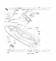 LABEL pour Kawasaki JET SKI STS 1997