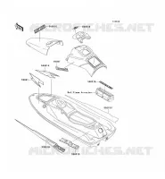 STICKER pour Kawasaki JET SKI STS 1997