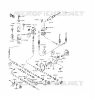 CABLES pour Kawasaki JET SKI 900 STX 1998