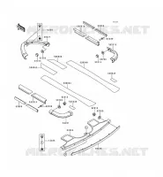 MOUSSES pour Kawasaki JET SKI 900 STX 1998