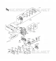 PI&Egrave;CES DE CARBURATEUR pour Kawasaki JET SKI 900 STX 1998