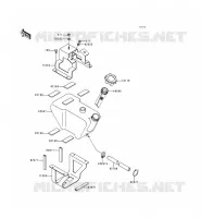 R&Eacute;SERVOIR D'HUILE pour Kawasaki JET SKI 900 STX 1998