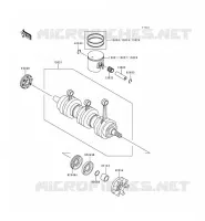 VILEBREQUIN/PISTON pour Kawasaki JET SKI 900 STX 1998