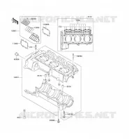 CARTER MOTEUR(S) pour Kawasaki JET SKI 900 STX 1999