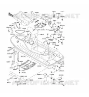 COQUE pour Kawasaki JET SKI 900 STX 1999