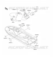 LABEL pour Kawasaki JET SKI 900 STX 1999