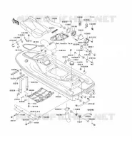 COQUE pour Kawasaki JET SKI 900 STX 2000