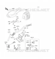 GUIDON pour Kawasaki JET SKI 900 STX 2000