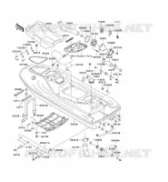 COQUE pour Kawasaki JET SKI 900 STS 2001