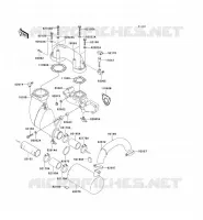 &Eacute;CHAPPEMENT pour Kawasaki JET SKI 900 STS 2001