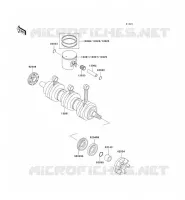 VILEBREQUIN/PISTON pour Kawasaki JET SKI 900 STS 2001