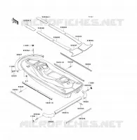 MOUSSES pour Kawasaki JET SKI 900 STX 2005