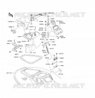 PIECE COQUE AV pour Kawasaki JET SKI 900 STX 2005