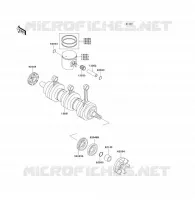 VILEBREQUIN/PISTON pour Kawasaki JET SKI 900 STX 2005
