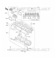 CARTER MOTEUR(S) pour Kawasaki JET SKI 900 STX 2005