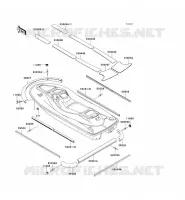 MOUSSES pour Kawasaki JET SKI 900 STX 2005