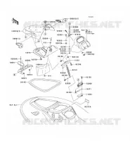 PIECE COQUE AV pour Kawasaki JET SKI 900 STX 2005