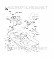 PIECE COQUE MILIEU pour Kawasaki JET SKI 900 STX 2005