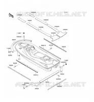 MOUSSES pour Kawasaki JET SKI 900 STX 2006