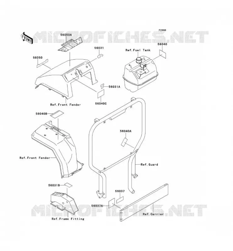 LABEL Kawasaki SSV 300 no_year MULE 500  KAF300-B1